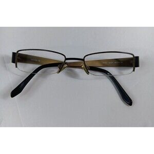 Menizzi M1081 Col 1 48 18 135 Eyeglass Frames Only Half Rim Womens